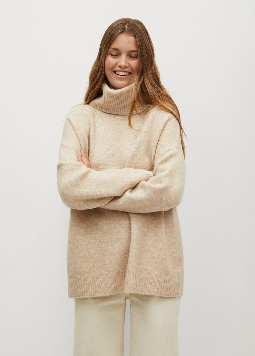 Turtle neck oversize sweater
