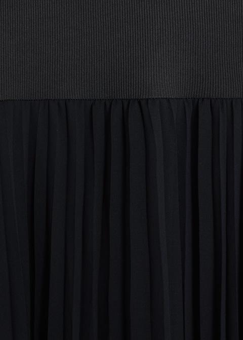 Pleated midi dress