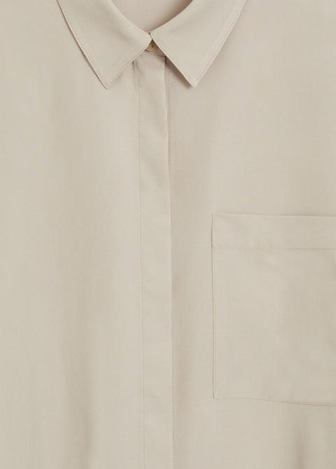 Pocket modal shirt