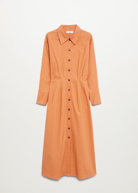 Cotton shirt dress