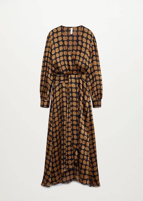 Geometric print dress