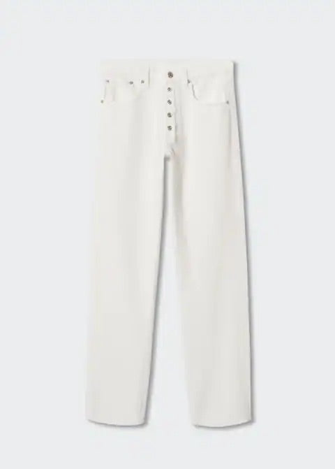 Straight-fit cropped jeans