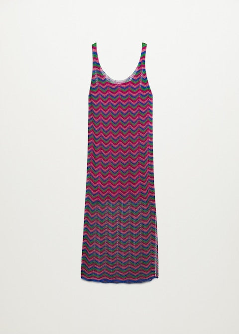 Knit openwork sweater