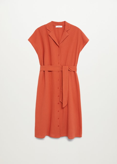 Cotton shirt dress