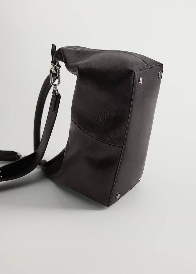 Multi-position leather bag