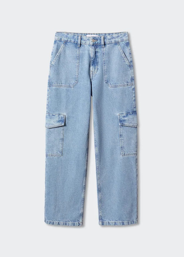 Pocket cargo jeans