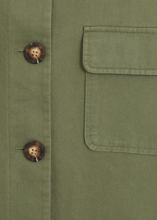 Multi-pocket cotton jacket