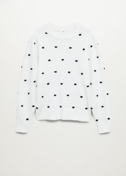 Polka dots knit dress