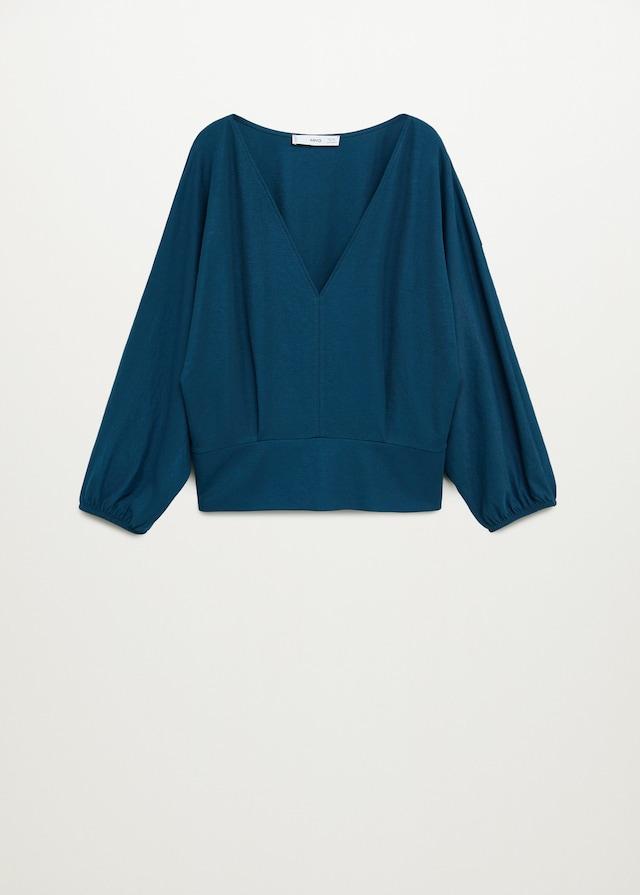 Pin tuck detail blouse