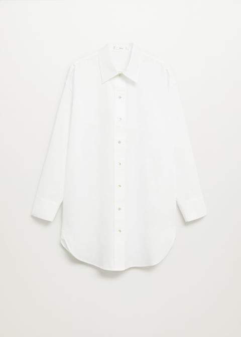 Oversize cotton shirt