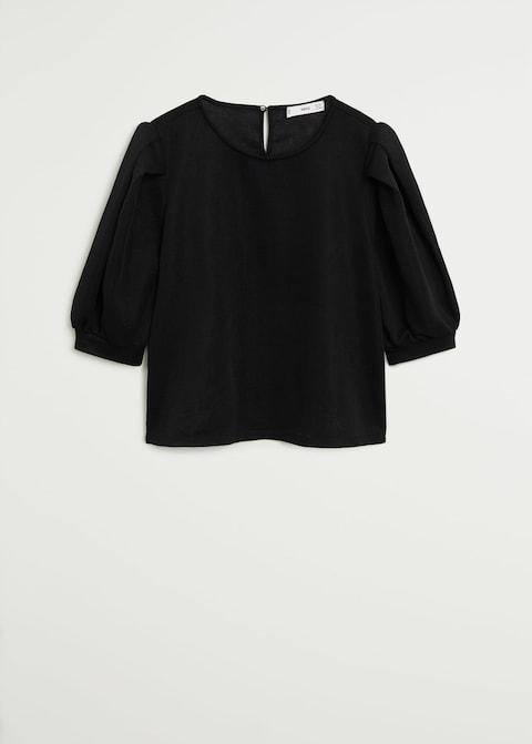 Puffed sleeves T-shirt
