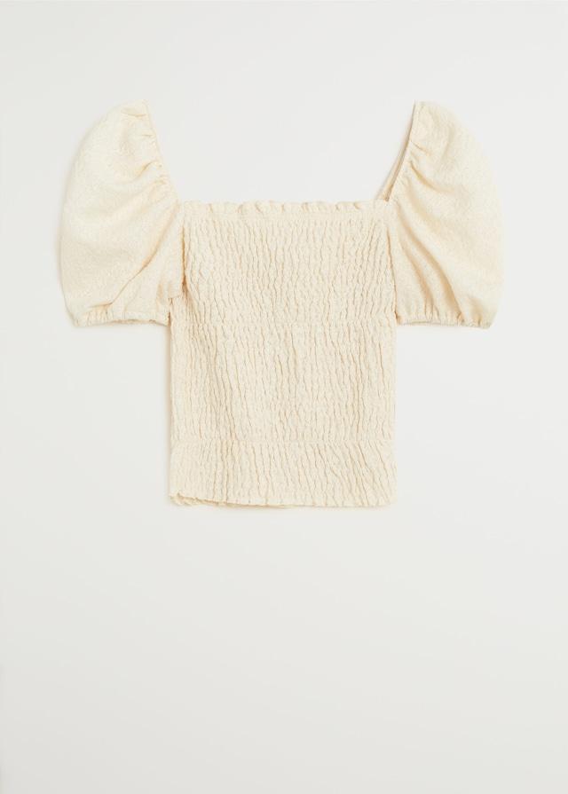 Elastic panel t-shirt