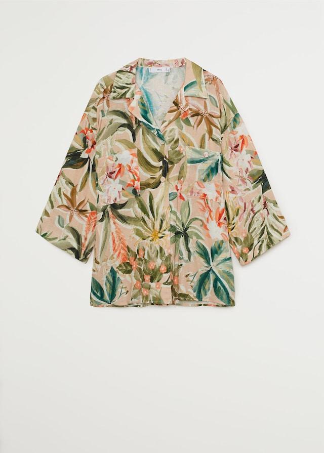 Tropical print shirt