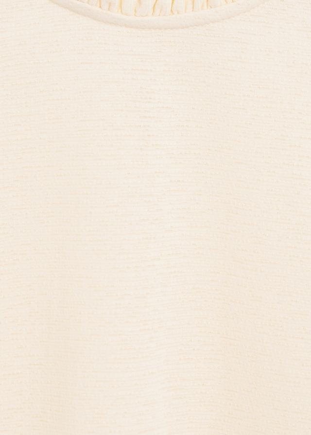 Ruffle textured T-shirt