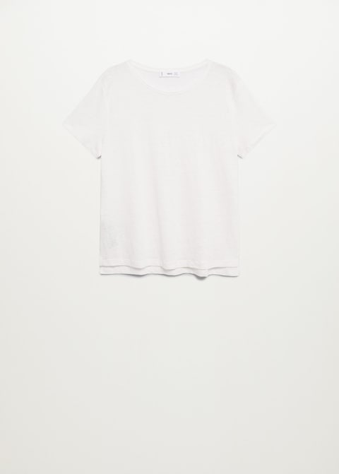 100% linen t-shirt