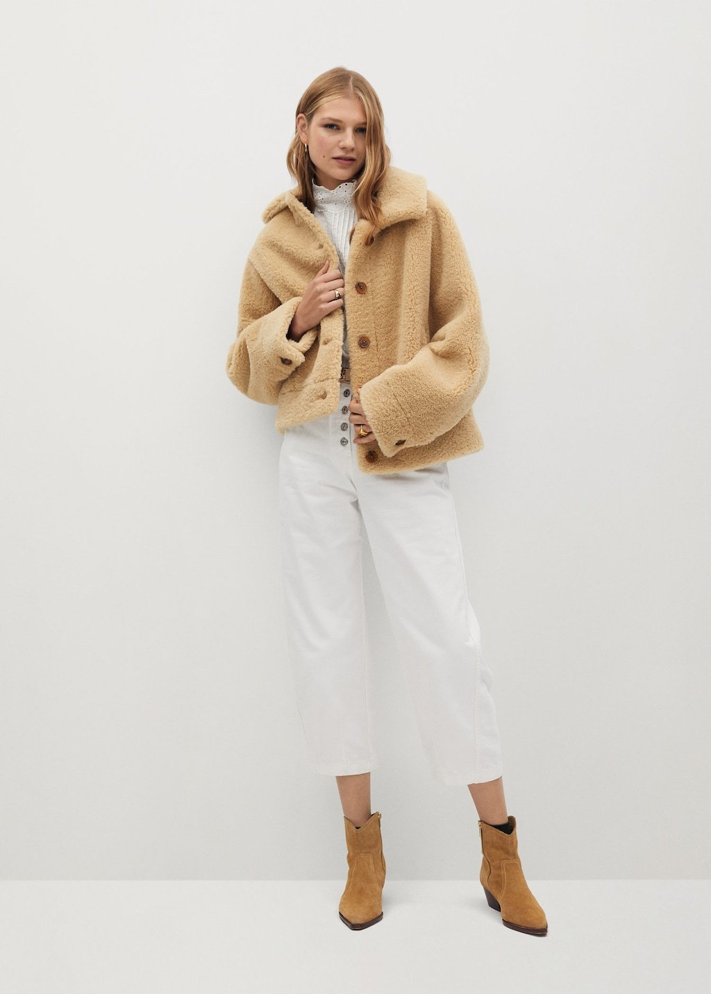 Faux shearling jacket