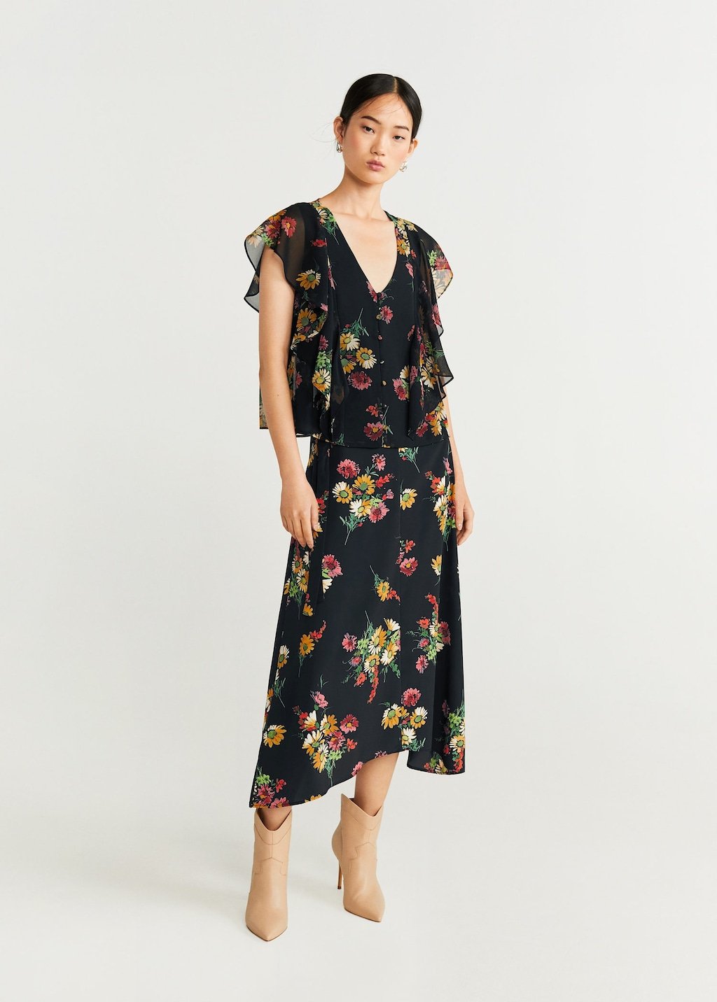 Flowy printed blouse