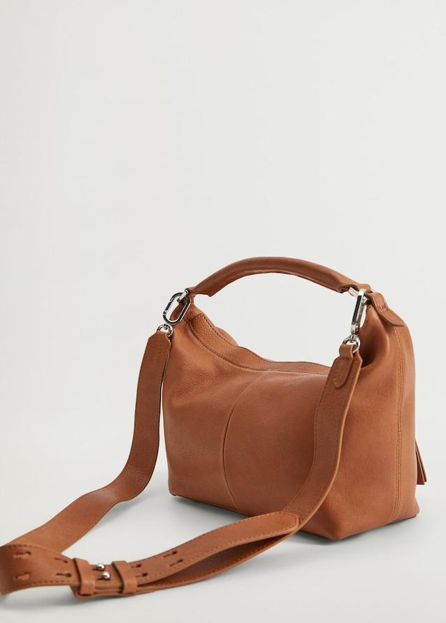 Multi-position leather bag