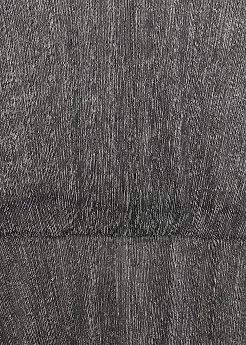 Peplum metallic t-shirt