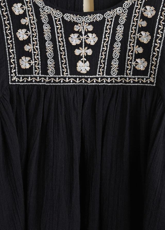 Embroidered cotton blouse