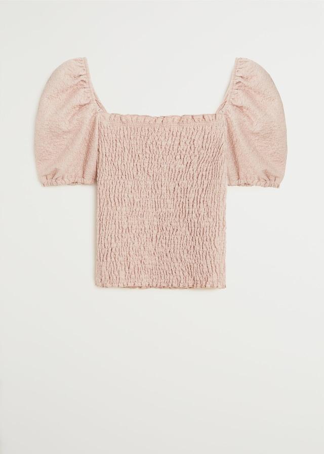 Elastic panel t-shirt