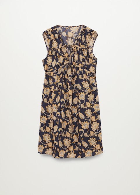 100% cotton midi dress