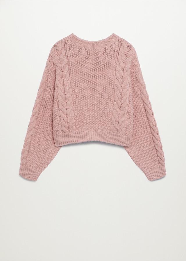 Cable-knit sweater