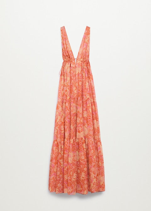 Printed maxi dress