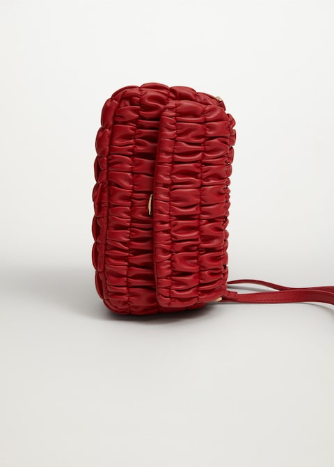 Bag with ruched detail