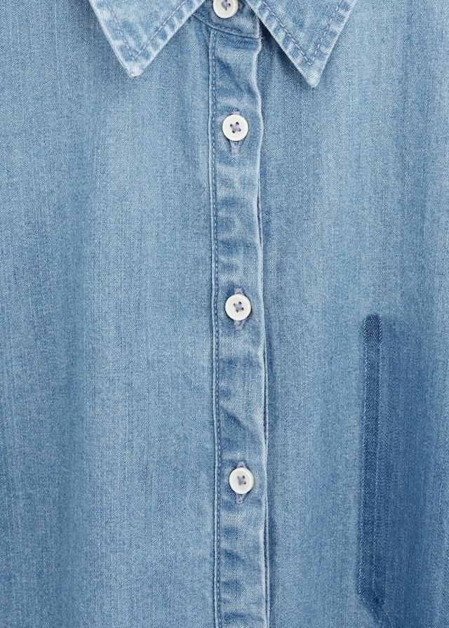Oversize denim shirt