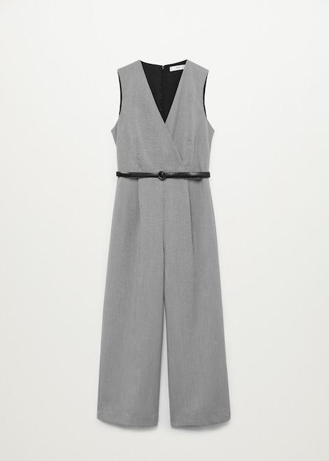 Belt wrap jumpsuit