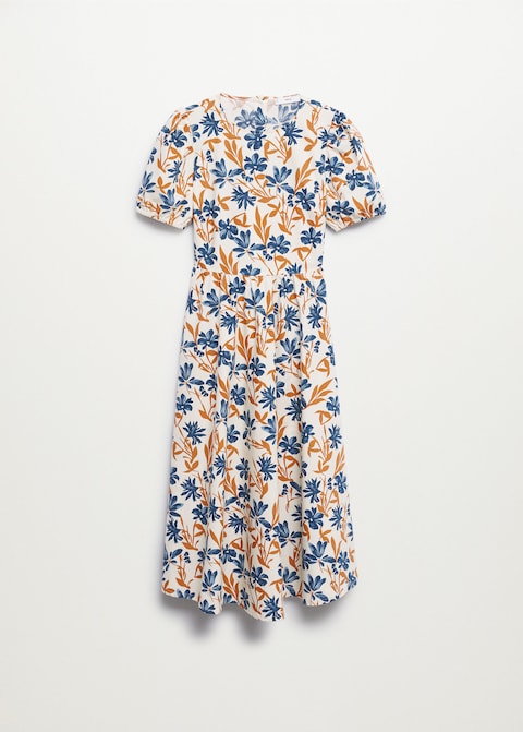 Printed cotton dress