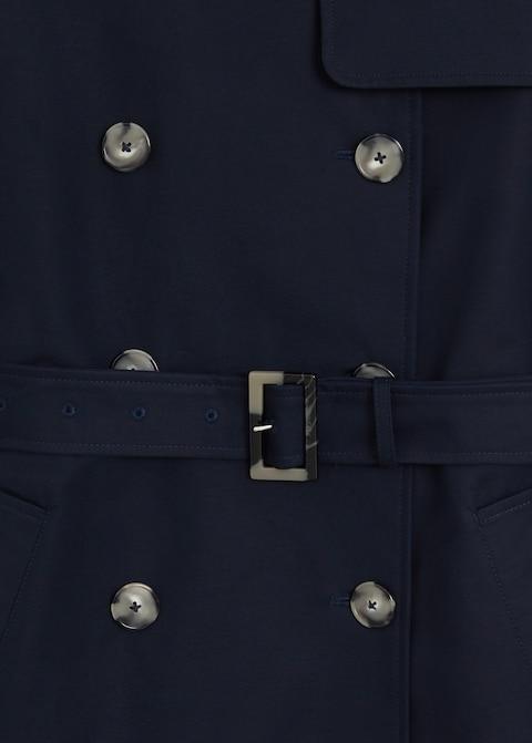 Classic cotton trench coat