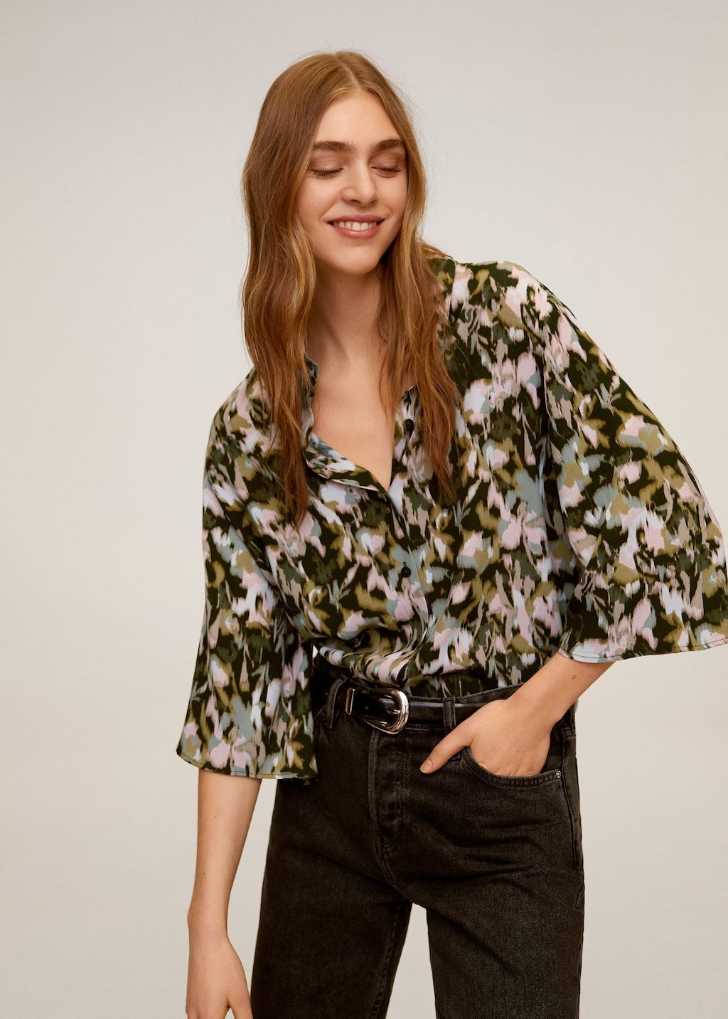 Print blouse