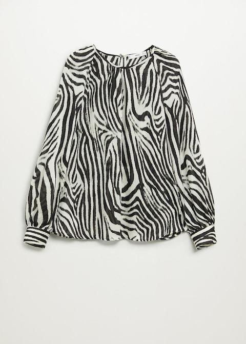 Zebra print blouse