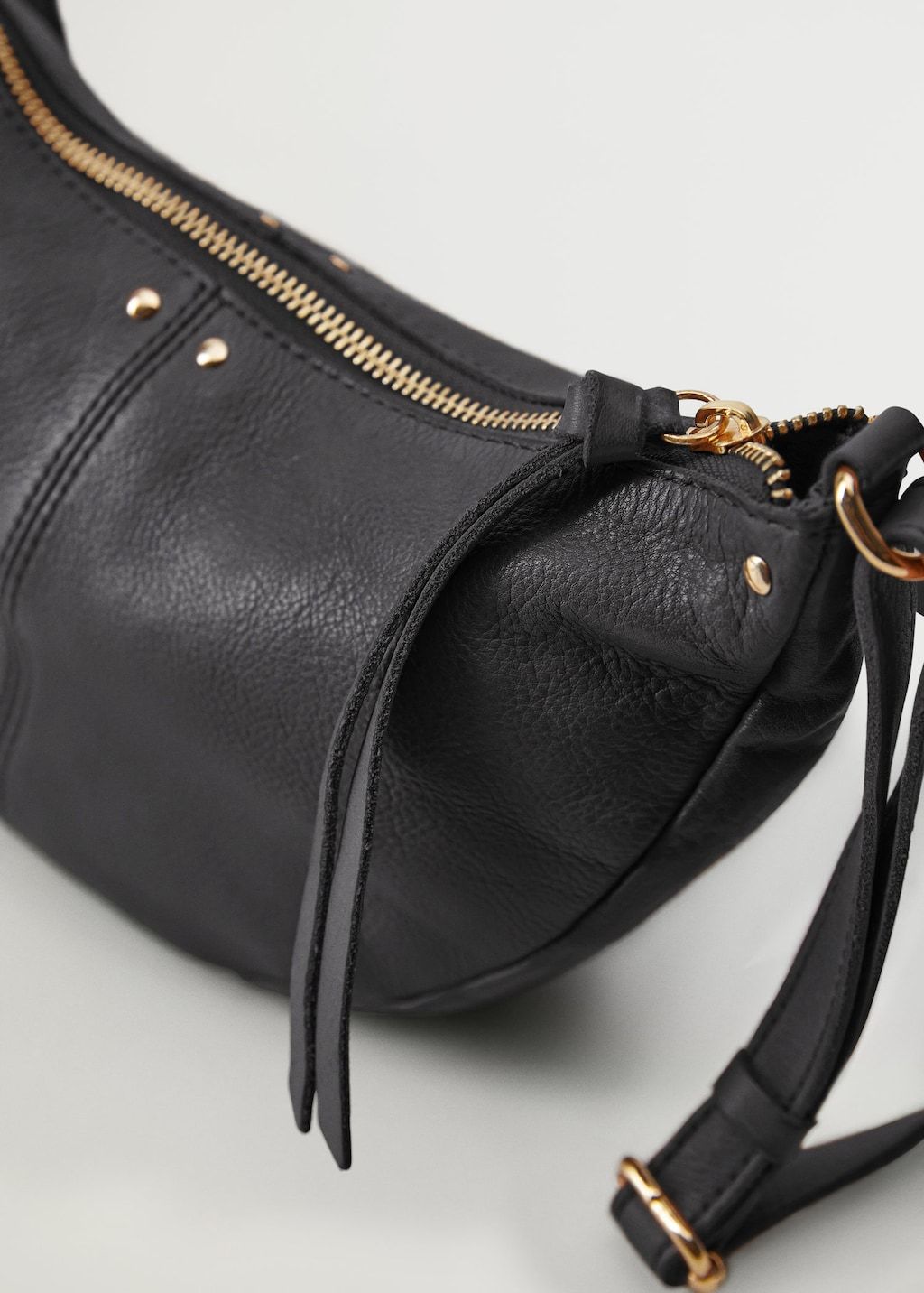 Leather cross body bag