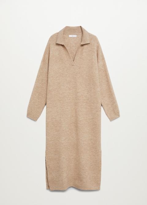 Jersey shirt dress