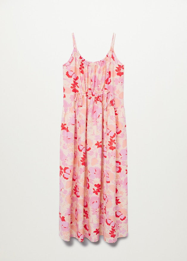 Flowy printed dress