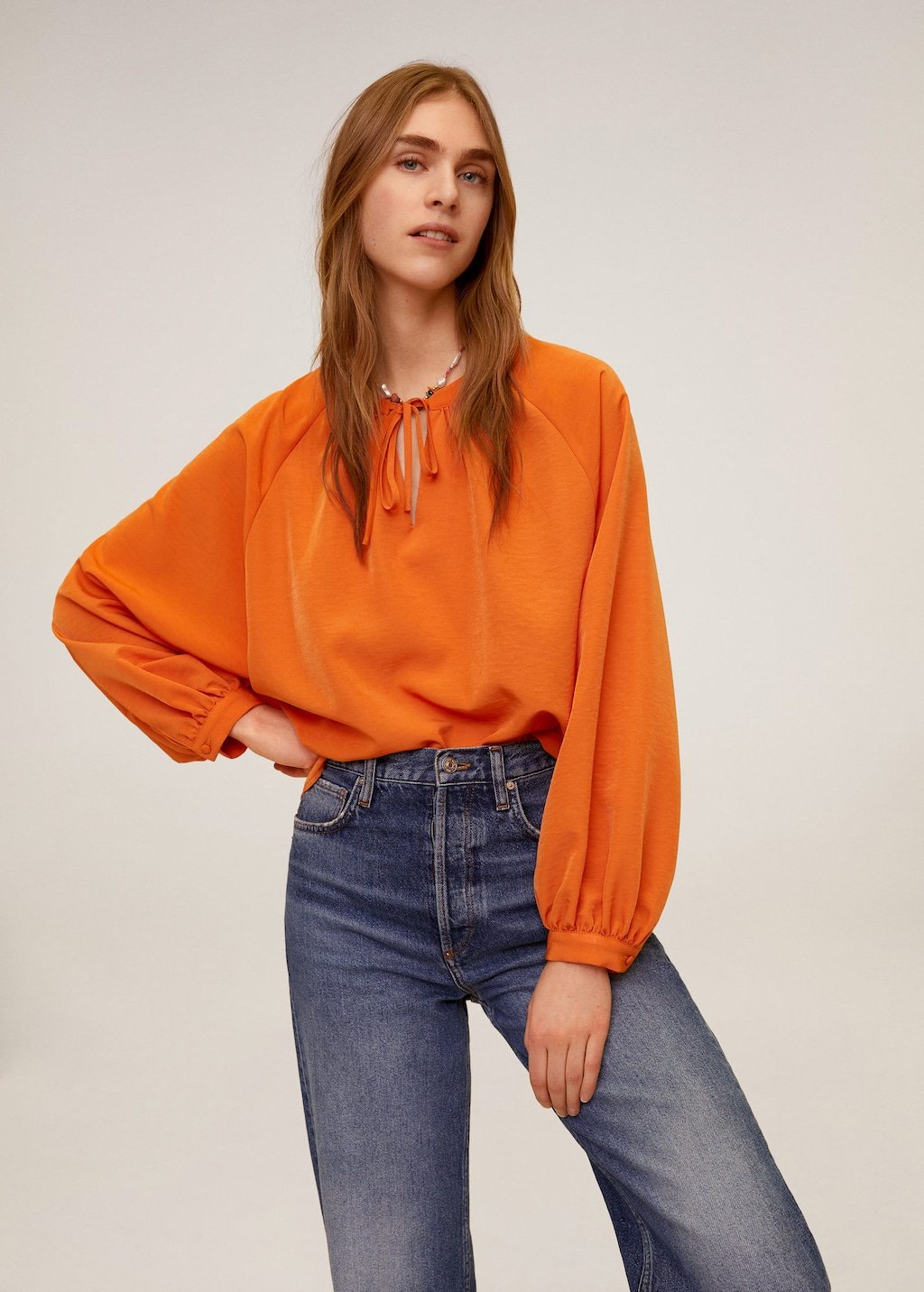 Puff sleeves blouse