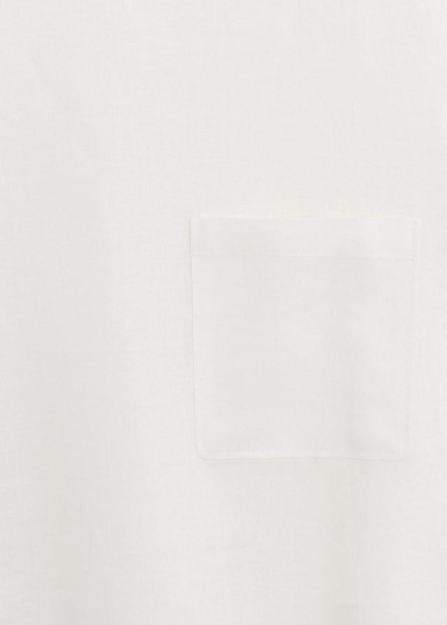 Pocket linen-blend blouse