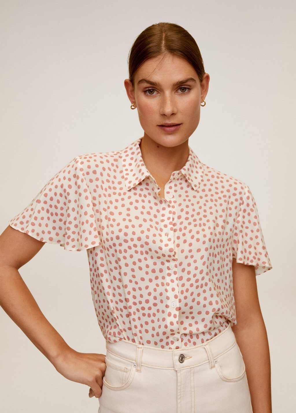 Floral print blouse