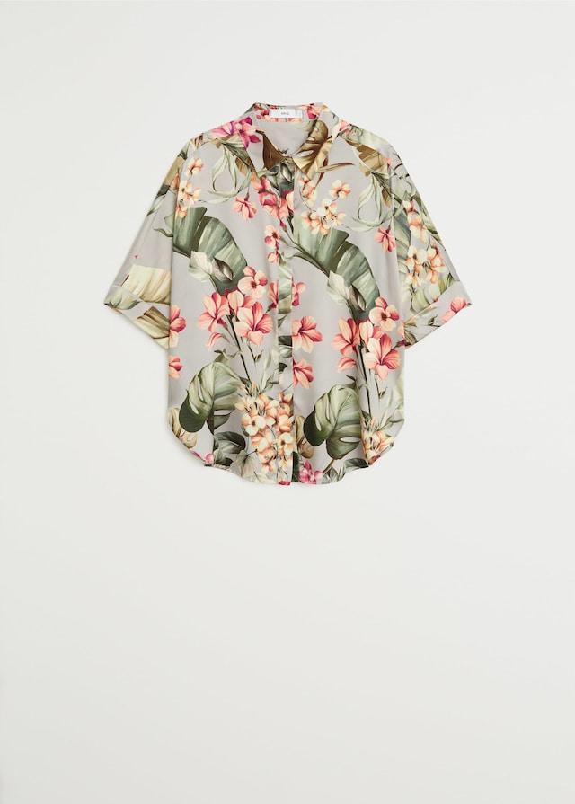 Flowers printed shirt