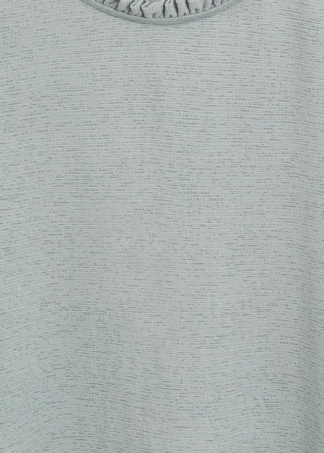 Ruffle textured T-shirt