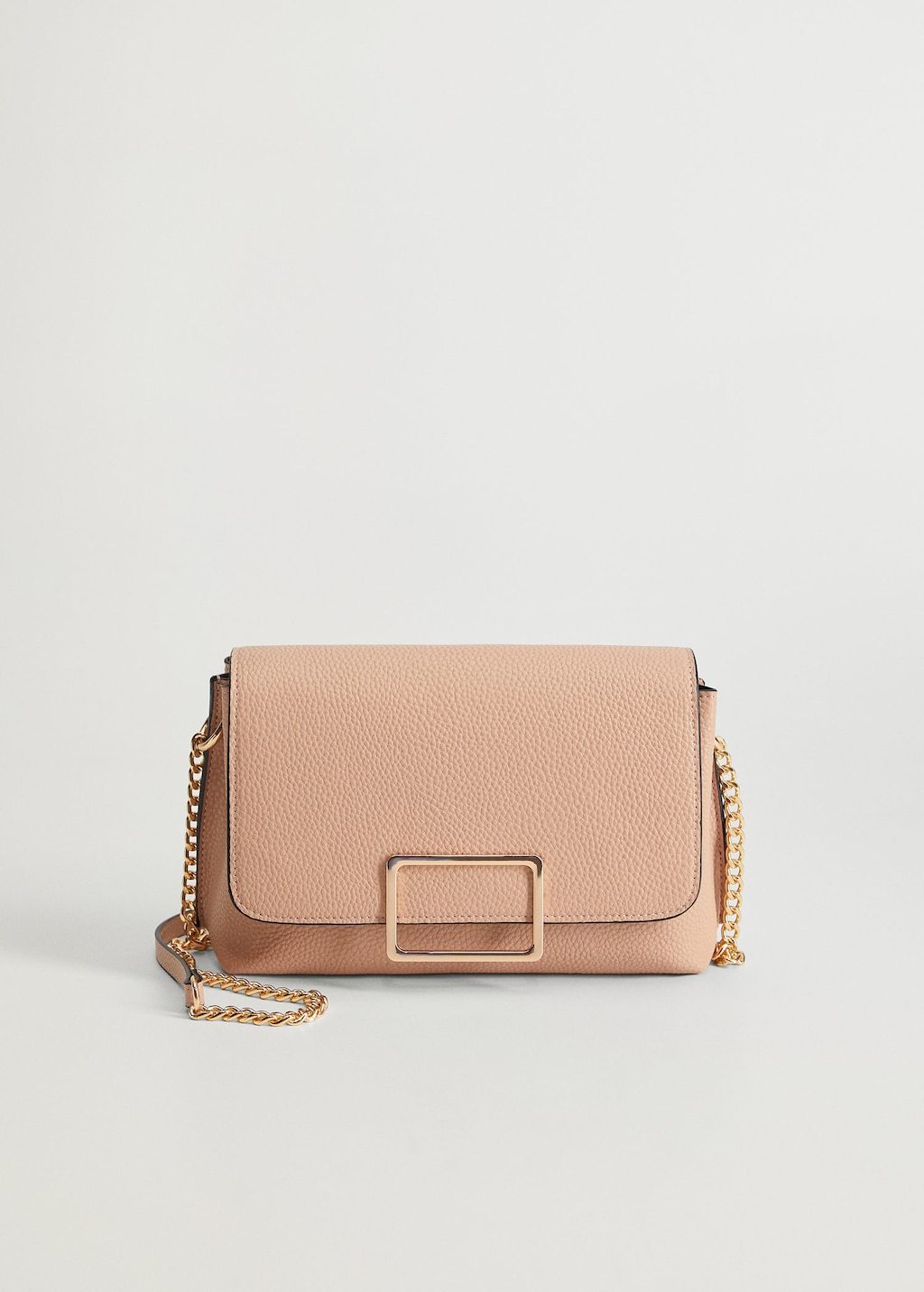 Buckled flap bag
