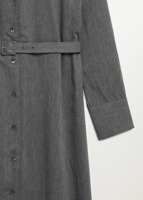 Belt shirt dress