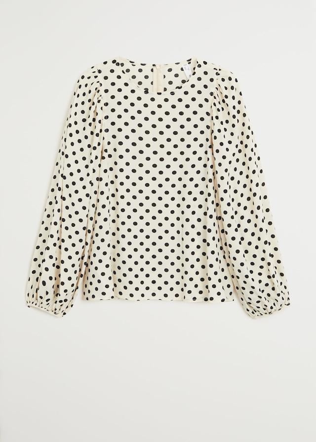Puffed sleeves blouse