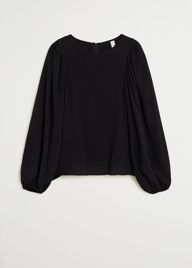 Puffed sleeves blouse