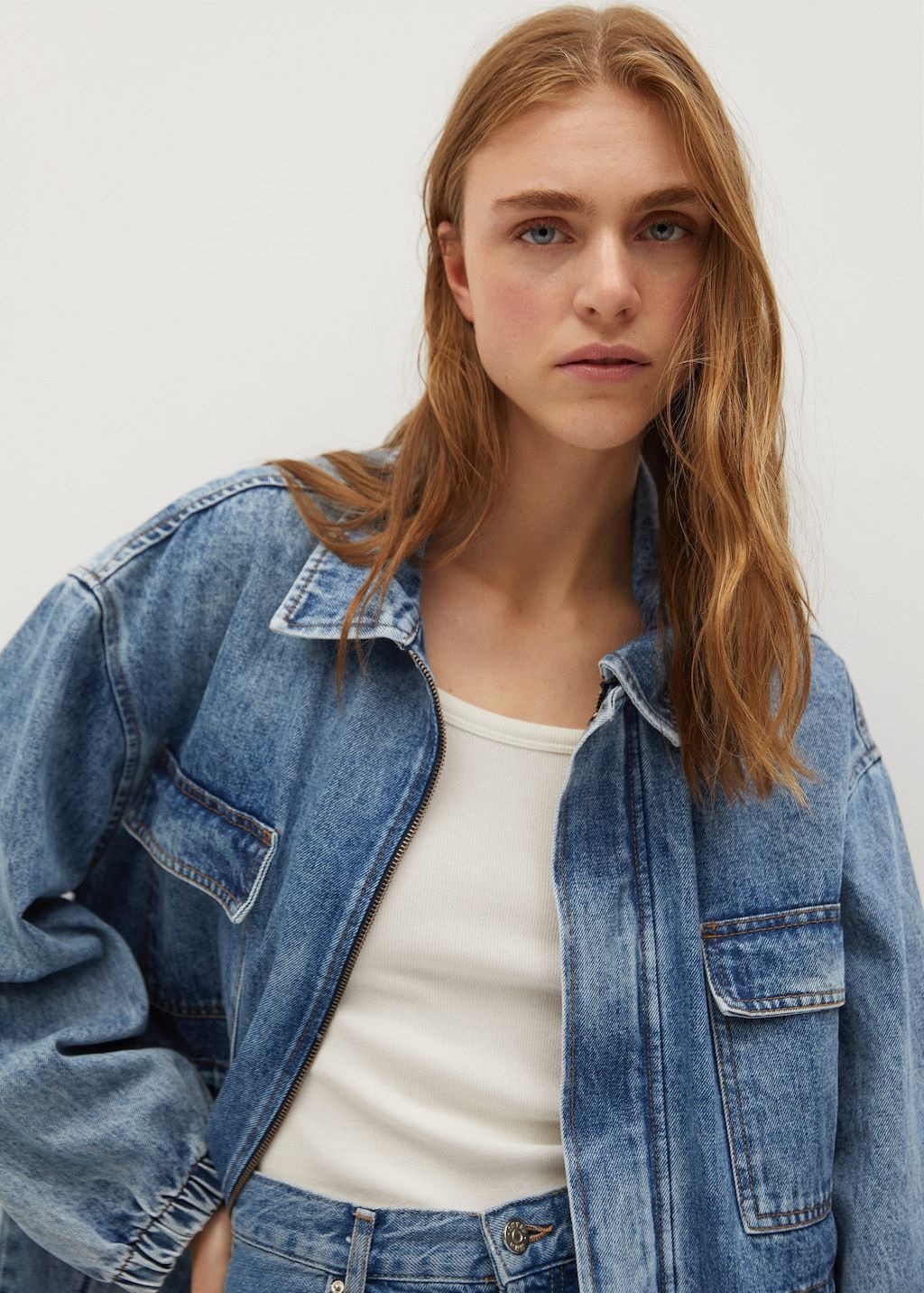 Oversize denim jacket