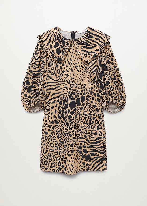 Baby doll neck dress