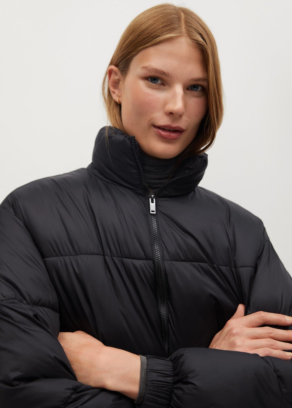 Oversize quilted coat